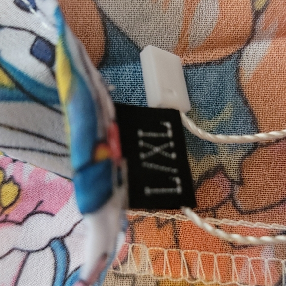 NWT Floral Chiffon Kimona Cardigan Coverup L/XL - Picture 5 of 8